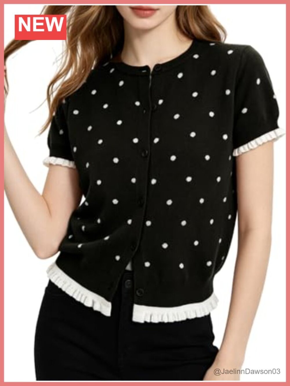 Women's Summer Cardigan Sweater Short Sleeve Button Down Knit Top